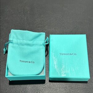 Tiffany & Co. Turquoise Box and Pouch Set
